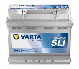 Varta Dynamic SLI 60Ah, 12V, D43
